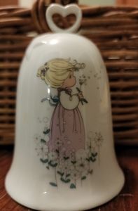 Precious Moments Mom Porcelain Bell Vintage